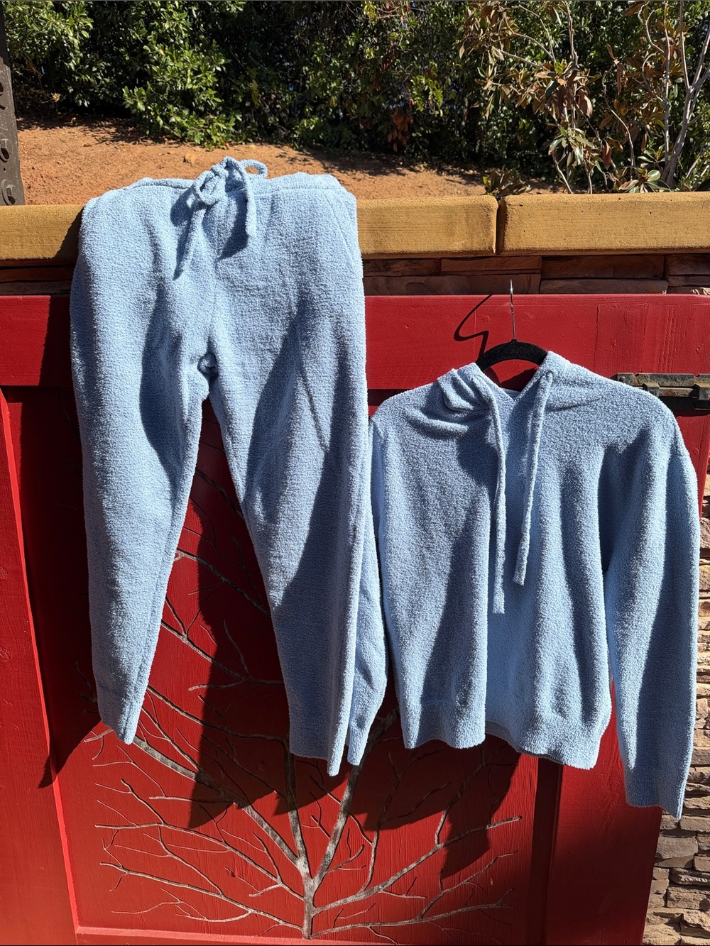 Eberjey Recycled Boucle Hoodie & Jogger Set